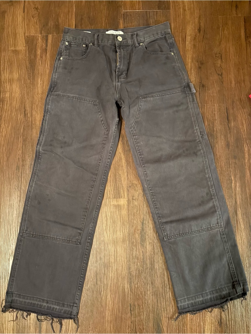PacSun Women's Black Workwear Carpenter Pants
